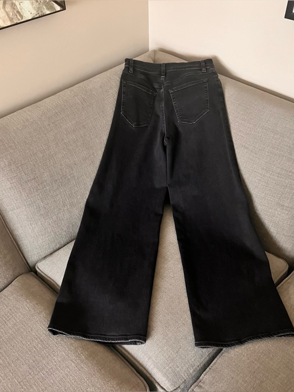 FRAME Le Slim Palazzo Jeans - Picture 11 of 14